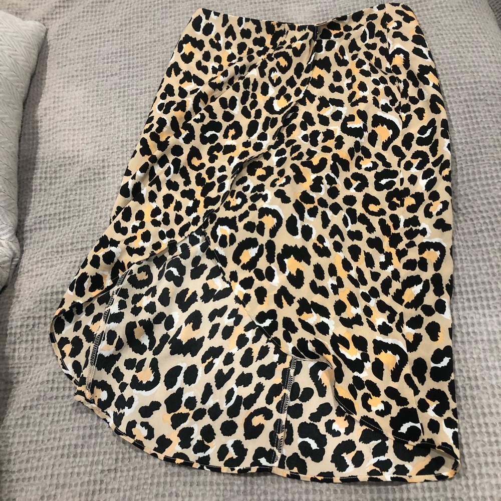 Animal print skirt